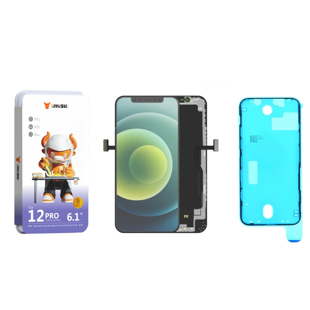 Display cu Touchscreen iPhone 12 / 12 Pro Prime Incell cu rama, suporta IC transplant cu diagnoză