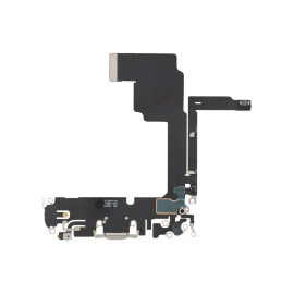 Charging Flex White Titanium iPhone 15 Pro, Reconditionat