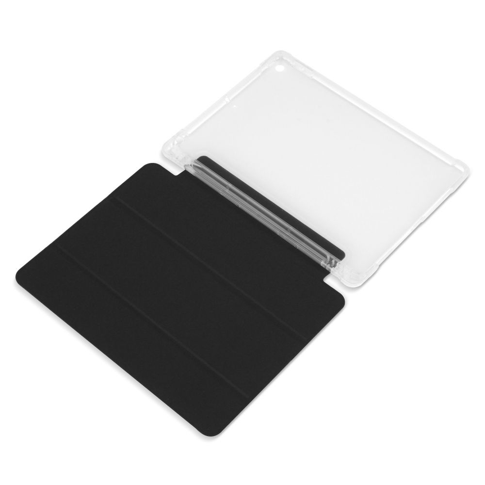 Husa Flip magnetica cu suport Stylus Stylus iPad 7 / 8 10.2 inch 2019 / 2020 - Negru